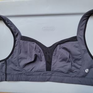 Lululemon Yoga Bra, Grey and Black